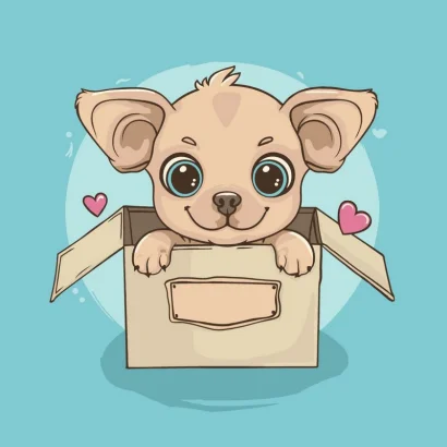 Картина за номерами "Пухнаста посилочка" &copy;arttem_illustration 15655-AC 30х30 см