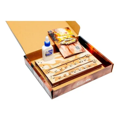 Дерев'яний 3D конструктор "Абрамс" Puz-00939, 187 деталей