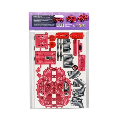 Дерев'яний 3D конструктор "Turbo Princess" Puz-00969, 70 деталей