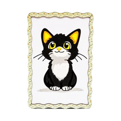 Дитячий набір для розпису по дереву "Котик-мрійник" Puz-22977 формат А5