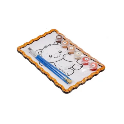 Дитячий набір для розпису по дереву "Ведмедик" Puz-22982 формат А5