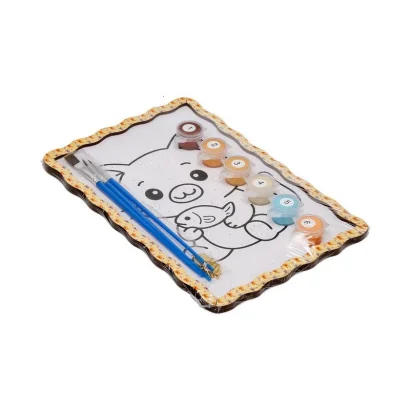 Дитячий набір для розпису по дереву "Котик" Puz-22980 формат А5