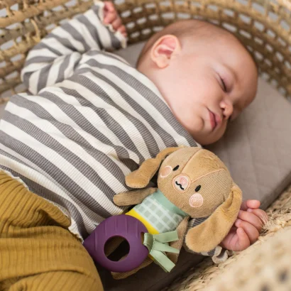 Розвиваюча підвіска-брязкальце колекції "Садочок у місті" &ndash; КРОЛИК ДЖЕННІ