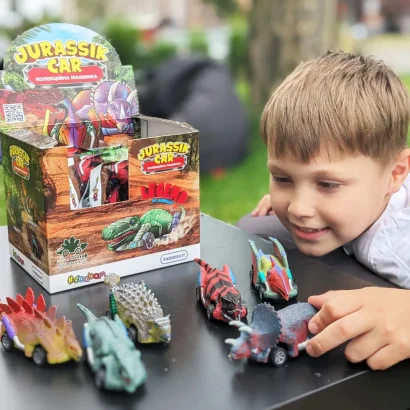 Колекційна машинка - JURASSIK CAR (у диспл.)