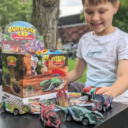 Колекційна машинка - JURASSIK CAR (у диспл.)