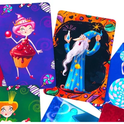 Настільна розважальна гра "Чарівні кристали" VT8077-04, 50 карток