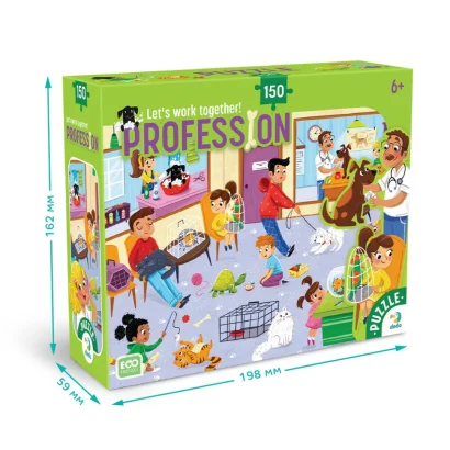 Пазл дитячий "Професії. Ветеринар" 300701, 150 елементів