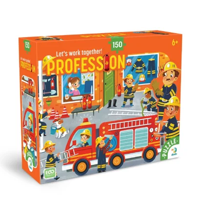 Пазл дитячий "Професії. Пожежник" 300702, 150 елементів