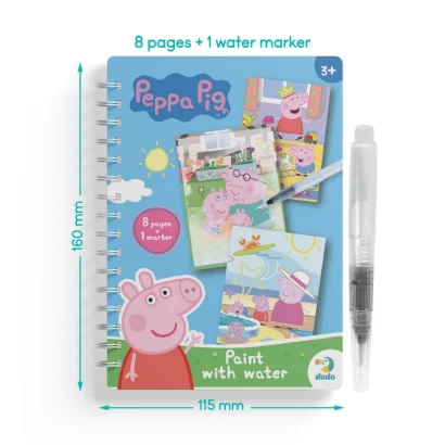 Дитяча водна розмальовка "Pig" 200645, 8 сторінок