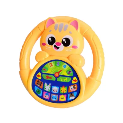 Інтерактивна іграшка кермо "Мандрівничок: Ферма" M 6305, 18 см, українська