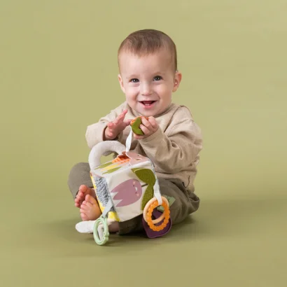 Розвиваюча іграшка-кубик колекції "Садочок у місті" - ЇЖАЧОК І БУРЯЧОК