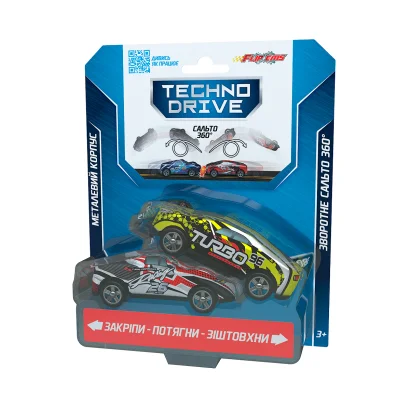 Набір ігрових машинок Flip'ems - КРУТИЙ ПЕРЕВОРОТ (2 шт., асорті)