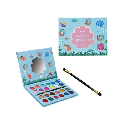 Дитяча палетка тіней для повік LK2973, 24 кольори, з пензликом