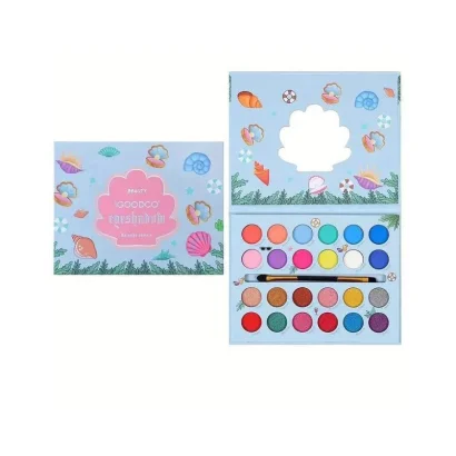 Дитяча палетка тіней для повік LK2973, 24 кольори, з пензликом