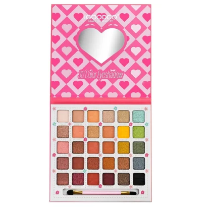 Дитяча палетка тіней для повік IG3125, 30 кольорів, з пензликом