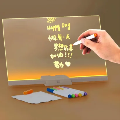 Світлодіодна дошка для нотаток і малювання Bambi DIY3020, розмір 30х20 см