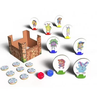 Настільна гра "Врятуй монстрика" Bombat 0045 ігрове поле, жетони