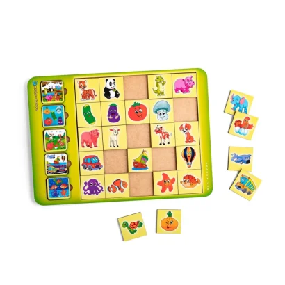 Дерев'яний сортер "Асоціації-картинки" PSD057