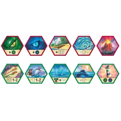 Настільна гра "Вижити: втеча з острова" ZYGSTI01UA 50 фішок шукачів пригод