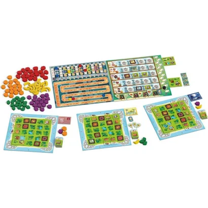 Настільна гра "Соковиті фрукти" SF001U 100 дерев'яних фігурок фруктів