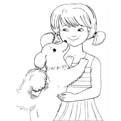 Велика книга розмальовок "Дівчатка та квіти" 1736026, 64 сторінки