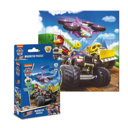 Дитячий магнітний пазл "Колеса" 200650, 40 елементів