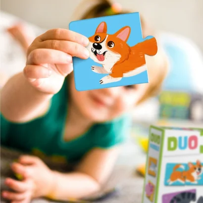 Дитячий пазл "ДУО-Тваринки-половинки" 300689, 24 елемента