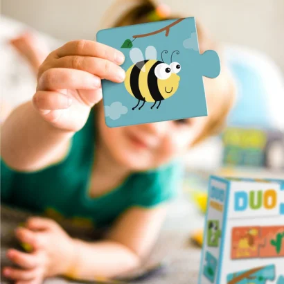 Дитячий пазл "ДУО-Хто що їсть" 300691, 24 елемента