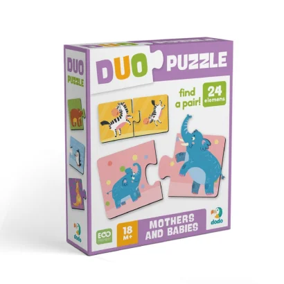 Дитячий пазл "ДУО-Мама і малюк" 300692, 24 елемента