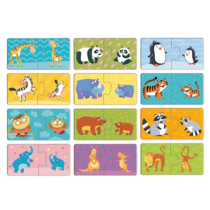 Дитячий пазл "ДУО-Мама і малюк" 300692, 24 елемента