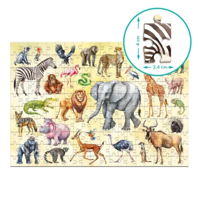 Дитячий пазл "Тварини Сафарі" 300637, 200 елементів