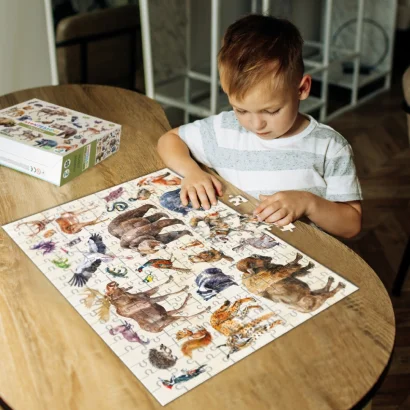 Дитячий пазл "Лісові тварини" 300638, 200 елементів