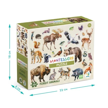 Дитячий пазл "Лісові тварини" 300638, 200 елементів