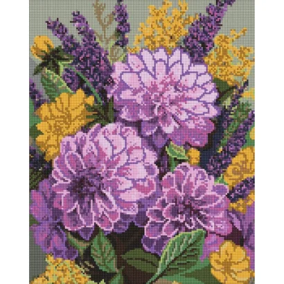 Алмазна мозаїка "Фіолетовий танок" &copy;art_selena_ua AMO20057, 40х50 см  