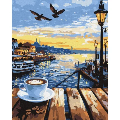 Картина за номерами "Стамбульський ранок" &copy;art_selena_ua KHO6403, 40х50см