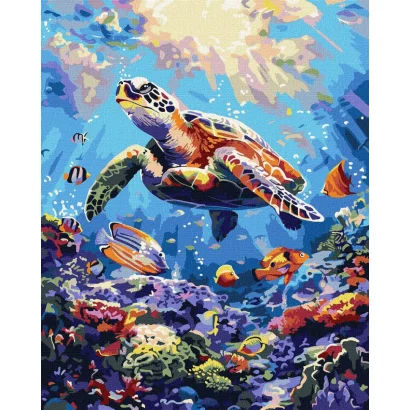 Картина за номерами "Морський спокій" &copy;art_selena_ua KHO6660, 40х50см