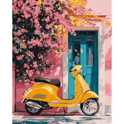 Картина за номерами "Прогулянка в стилі ретро" BS54315, 40х50 см