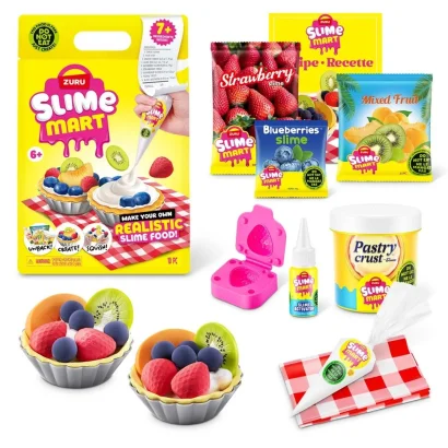 Ігровий набір зі слаймами "Фруктовий тарт" Slime Mart 15901E серії "Shopping Bag"
