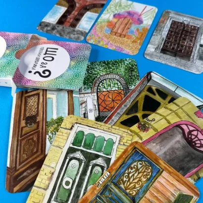 Настільна карткова гра "Що за твоїми дверима?" LOB2358UA 50 карток