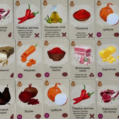 Настільна карткова гра "Борщ" LOB2404UA від 2 до 7 гравців