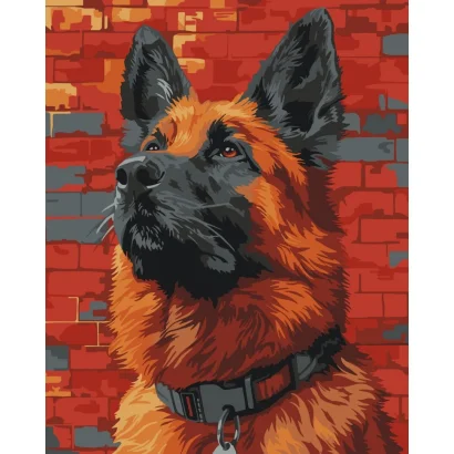 Картина за номерами "Вірність у погляді" 11763-AC 40х50 см