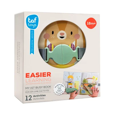 Розвивальна м'яка книжка колекції "Садочок у місті" &ndash; БІЗІБУК ЗАЙЧЕНЯТКА