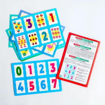 Дитяча настільна гра "Моє перше лото. Вивчаємо букви та цифри" 10156027