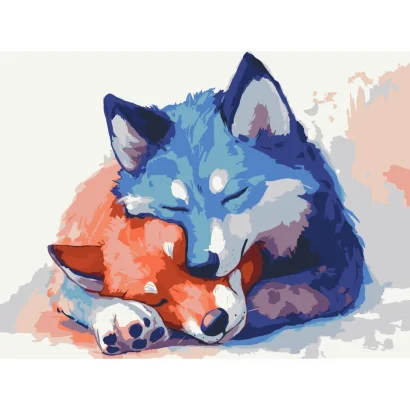 Картина за номерами "Дика ніжність" &copy;arttem_illustration 11710-AC 30х40 см