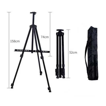 Регульований портативний мольберт M01 максимальна висота 158 см