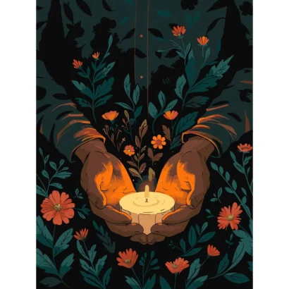 Картина за номерами "Надія в долонях" &copy;arttem_illustration 12519-AC 30х40 см