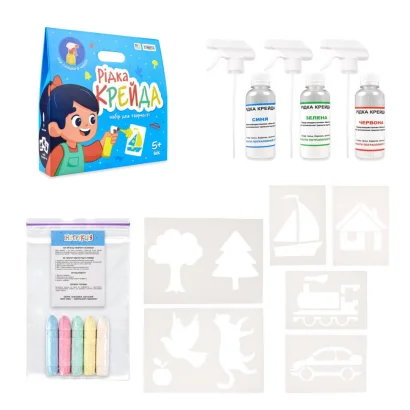 Набір для творчості "Рідка крейда" 30925 пляшки з сумішшю