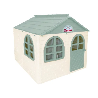 Дитячий ігровий Будиночок зі шторками 02550/2 пластиковий