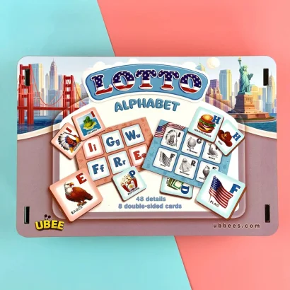 Дитяче лото "Американська абетка" PSD291