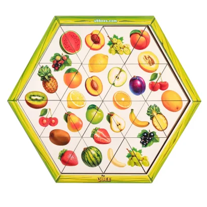 Дерев'яний пазл-вкладиш "Фрукти" PSD170 